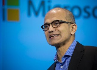 Microsoft CEO Satya Nadella has been given a pay package worth $84.3 million