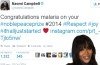 Naomi Campbell took to Twitter just hours after Malala Yousafzai was awarded the Nobel Peace Prize to add to her thoughts on the occasion