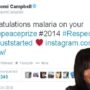 Naomi Campbell calls Malala Yousafzai “Malaria” in Nobel Peace Prize congratulations tweet