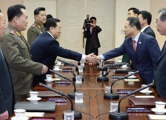 North Korea and South Korea have held talks for the first time in seven years