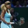 Serena Williams smashes racket at WTA Tour Finals in Singapore