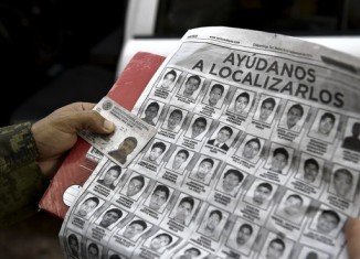 The 43 students were last seen being pushed into police vans after a protest in Guerrero state on September 26