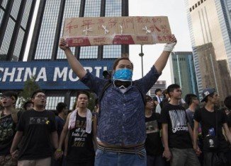 The protesters want Beijing to withdraw plans to vet candidates for the next Hong Kong leadership election in 2017