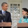 Myanmar: Barack Obama meets opposition leader Aung San Suu Kyi