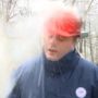 Serbian Energy Minister Aleksandar Antic hit in the head by heavy block of ice