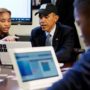 Hour of Code 2014: Barack Obama writes computer code with school group