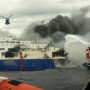 Norman Atlantic: More than 120 people still stranded on deck of blazing ferry
