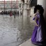 Venice flooding 2015: Carnival season clashes with unusually high tides