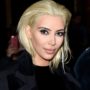 Kim Kardashian debuts platinum blonde hair at Paris Fashion Week