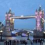 Royal Baby Princess: London Landmarks Lit up in Pink to Mark Birth