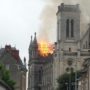 Huge Fire Engulfs Saint-Donatien Basilica in Nantes