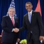 Barack Obama and Raul Castro Meet Face-to-Face on Sidelines of UN General Assembly