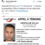 Paris Attacks Suspects List