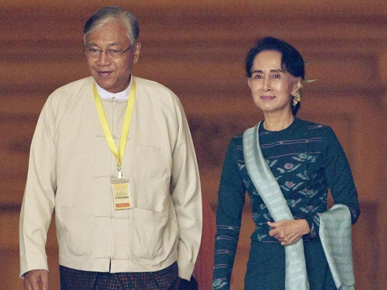 Htin Kyaw Becomes Myanmar’s First Civilian President in More Than 50 Years