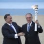 Rio 2016: Olympic Flame Handed over to Brazilian Authorities