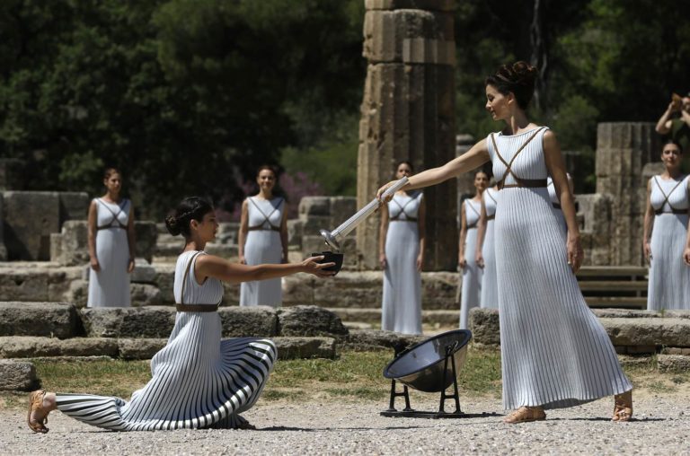Rio 2016: Olympic Torch Lighting Ceremony Held in Greece