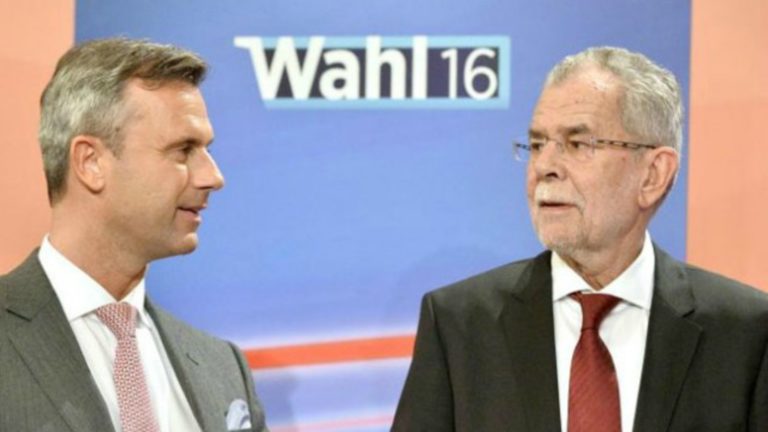 Austria elections 2016 Norbert Hofer and Alexander Van der Bellen