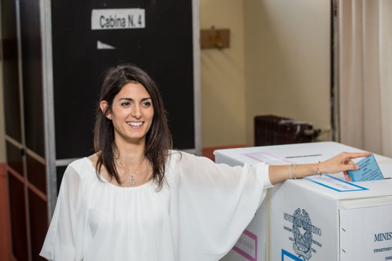 Virginia Raggi Rome mayor