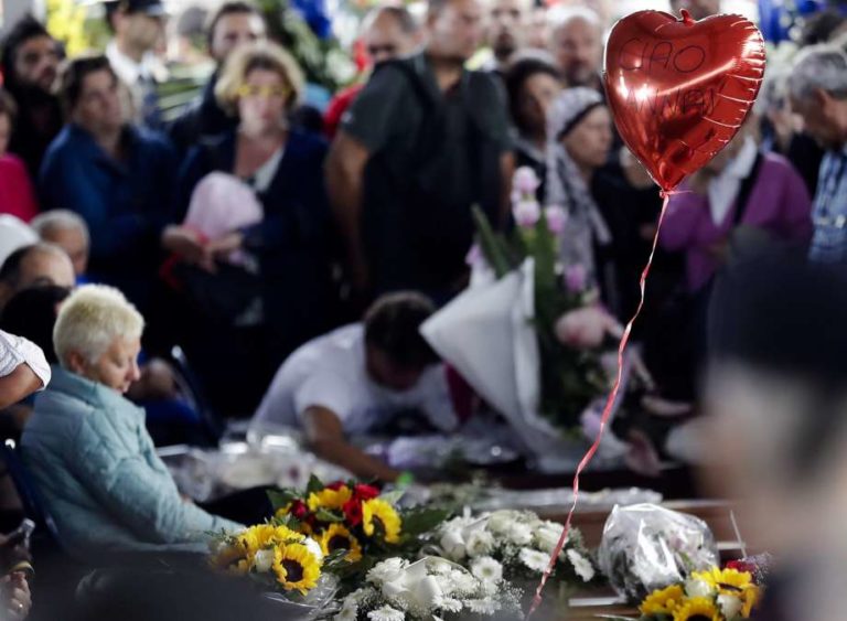 Italy Holds State Funeral for 37 Earthquake Victims