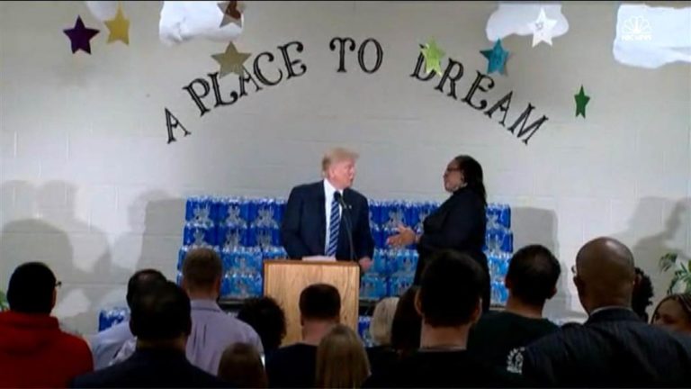 Donald Trump’s Flint Speech Interrupted by Black Church Pastor
