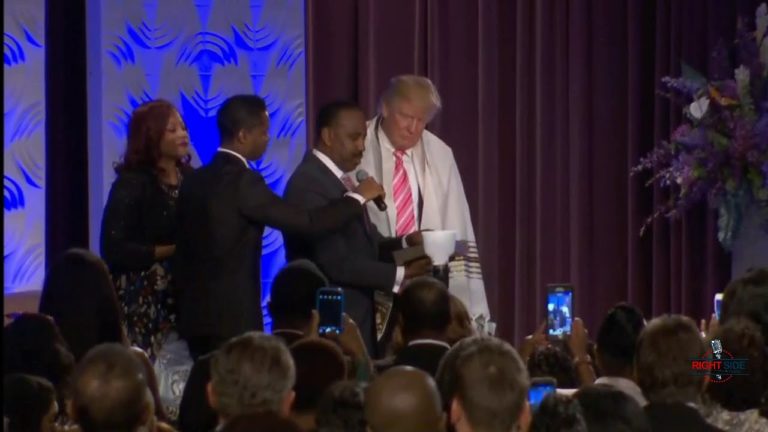 Donald Trump Visits Black Church in Detroit