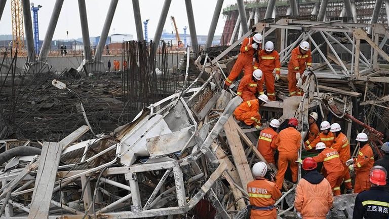 China Power Plant Collapse Kills at Least 40 People in Fengcheng