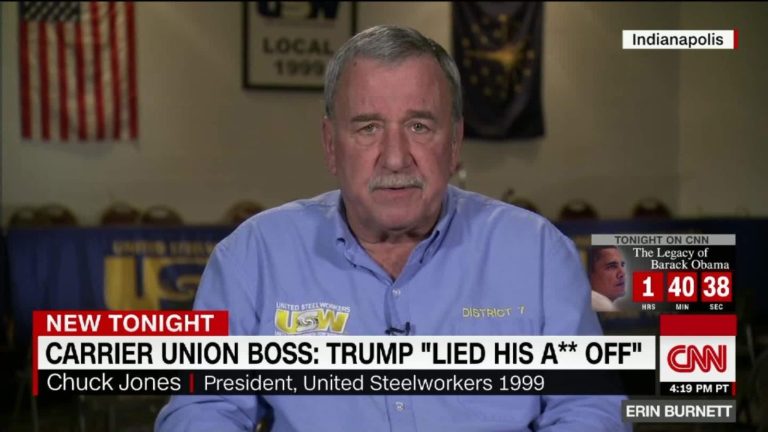 Carrier Jobs: Donald Trump Slams Union Leader Chuck Jones for Calling Him Liar