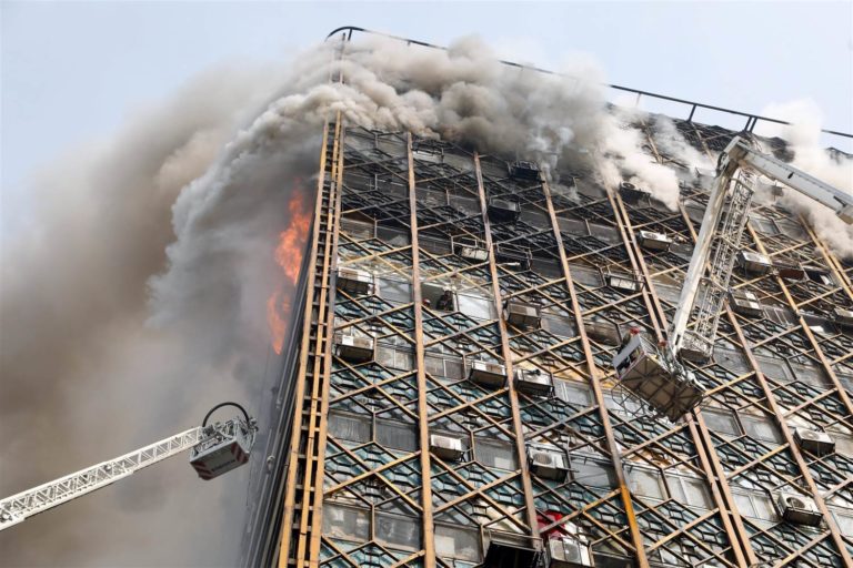 Iran: Tehran’s Iconic Plasco Building Collapses Due to Fire