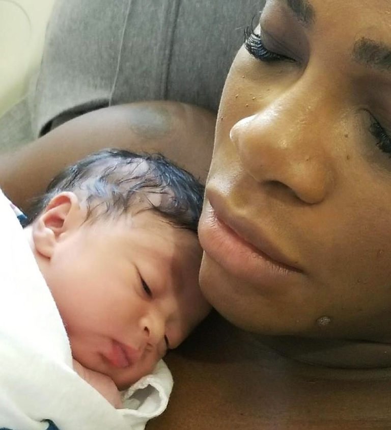 Serena Williams Shares First Picture of Daughter Alexis Olympia Ohanian Jr