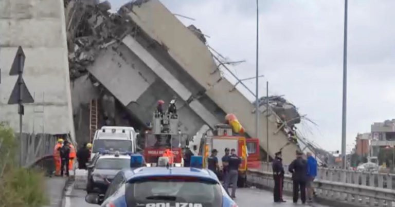 Italy: Highway Bridge Collapse Kills at Least 26 in Genoa