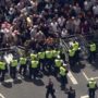 London Protests: Rightwing Demonstrators Protecting Statues Clash with Police