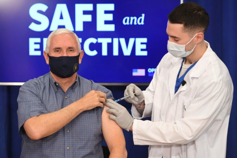 VP Mike Pence Receives Covid Vaccine on Live TV