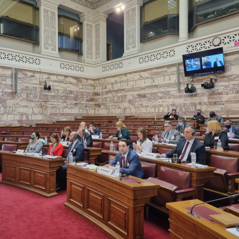 Romanian Senator Alfred Laurentiu Mihai attended the Parliamentary Assembly of the South East European Cooperation Process in Athens