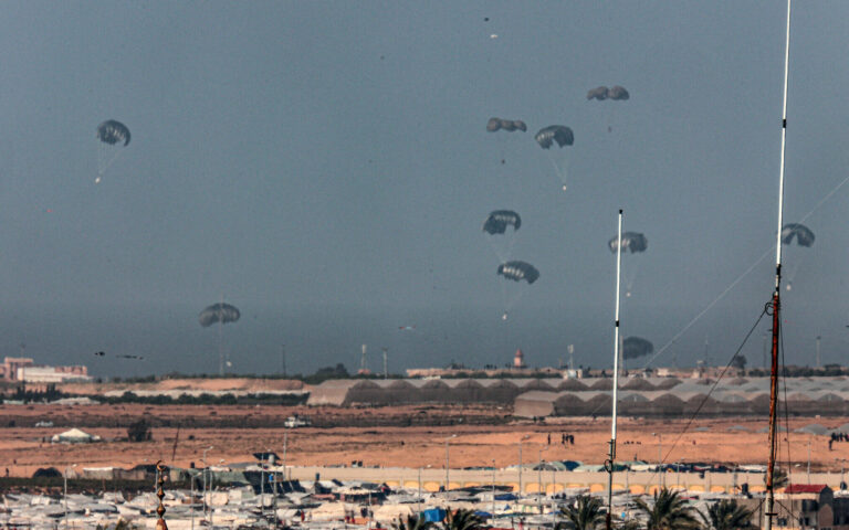 Gaza Strip: US Carries Out First Airdrop of Humanitarian Aid