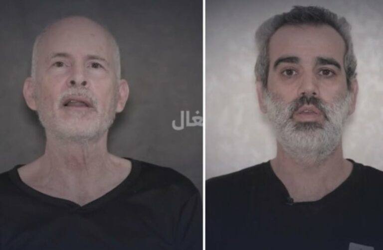 Hamas Releases Video of Two Hostages, Including a Kidnapped US Citizen