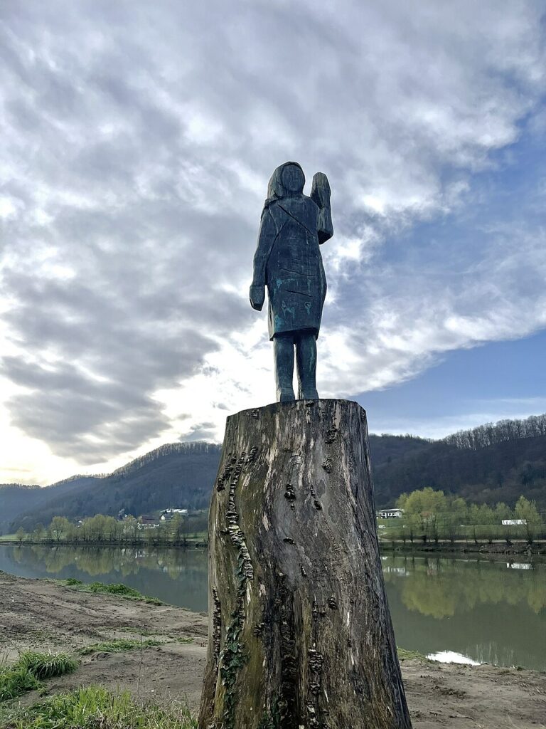 Melania Trump Statue Vanishes from Slovenian Hometown, Police Investigate