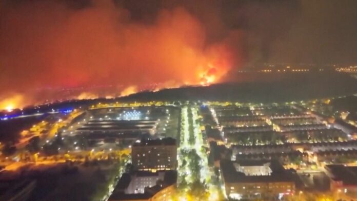 Madrid wildfires