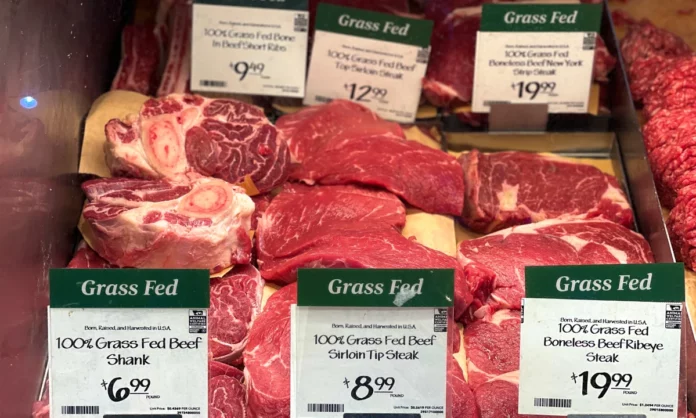 US beef prices