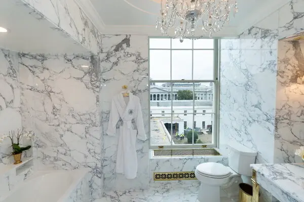 Trump Unveils Lavish Lincoln Bathroom Makeover Amid Government Shutdown