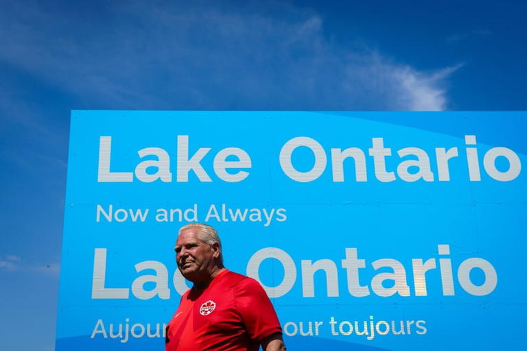 Lake Ontario Now and Always: Canada Plants Giant Shoreline Sign to Counter Trump’s ‘Lake America’ Decree
